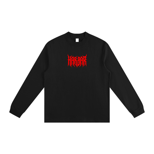 HARBAR Crew Neck Long Sleeve [Black/Red]
