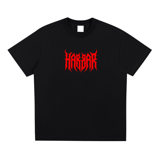 HARBAR heavyweight Tee [Black/Red]