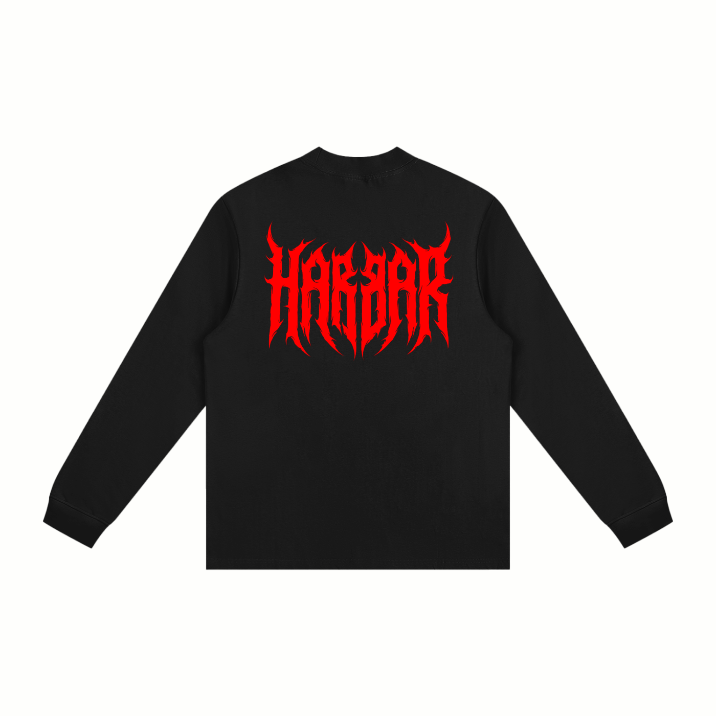 HARBAR Crew Neck Long Sleeve [Black/Red]