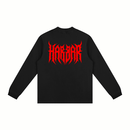 HARBAR Crew Neck Long Sleeve [Black/Red]