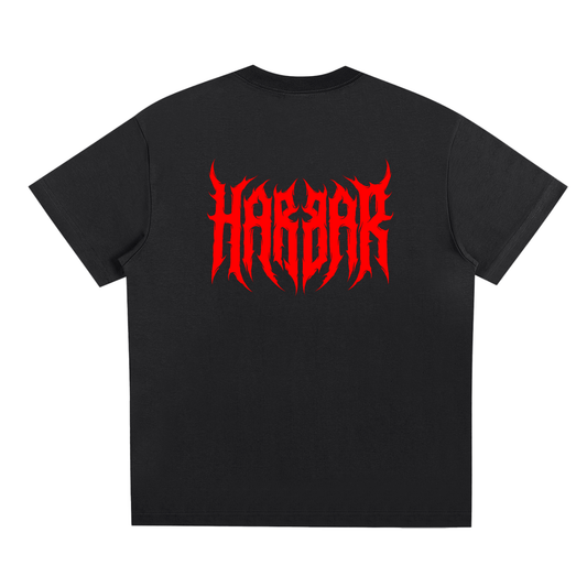 HARBAR heavyweight Tee [Black/Red]